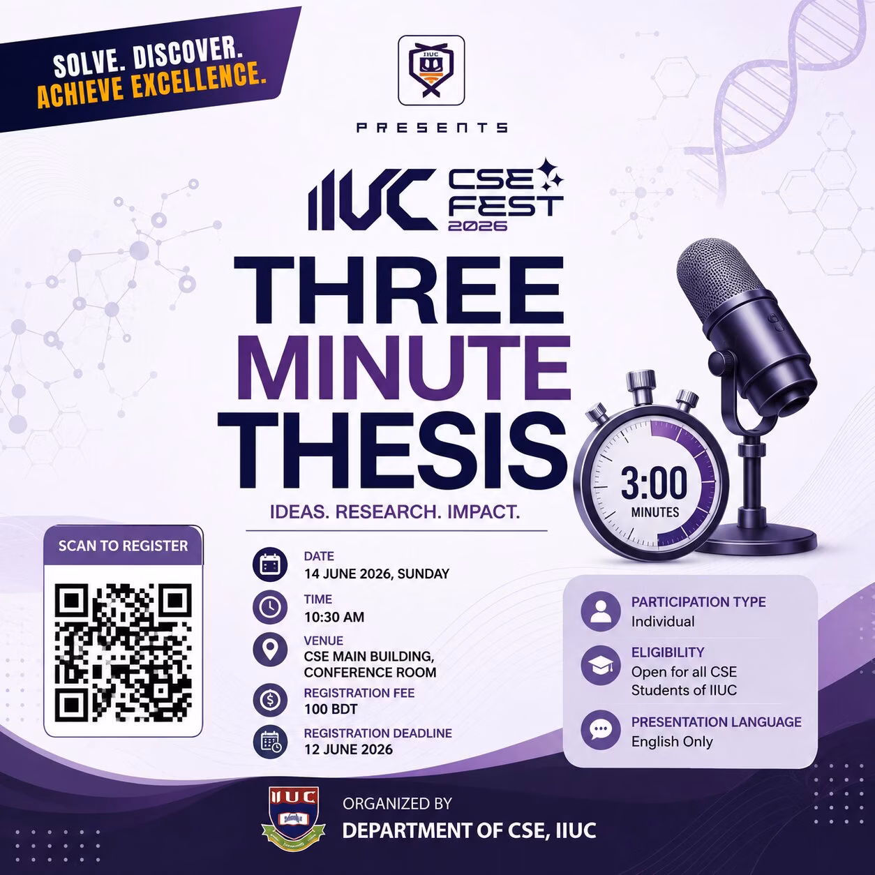 Three Minute Thesis (3MT)